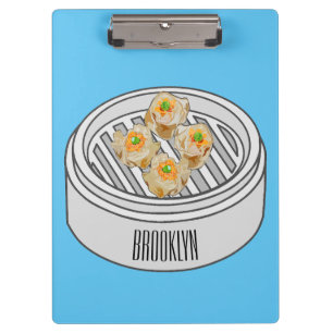 Porte-bloc Illustration de Shumai dim sum