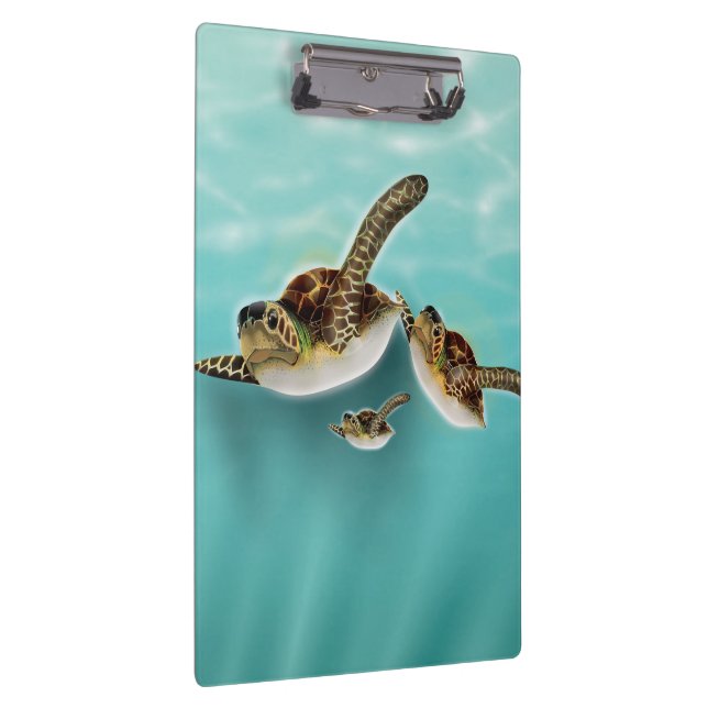 Porte-bloc Illustration de tortues marines (Swatch)