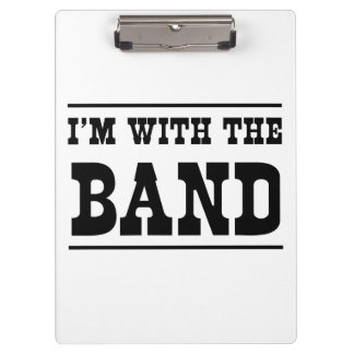 Porte-bloc I'm With the Band
