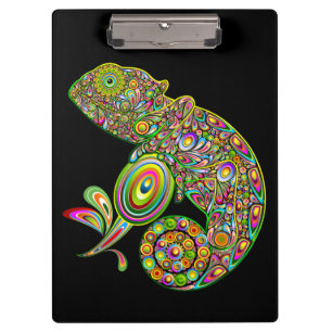 Porte-bloc Imaginaire psychédélique de Chameleon