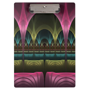 Porte-bloc Imaginaire spécial Motif Abstrait coloré Fractal