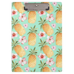 Porte-bloc Impression rétro tropicale sur l'arrière - plan à 