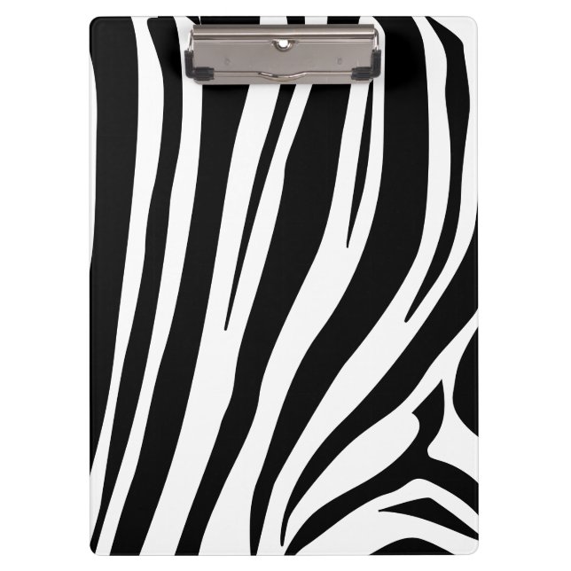 Porte-bloc Impression zèbre personnalisable (Devant)