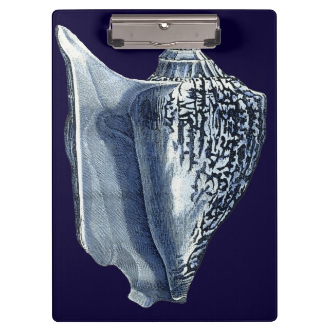Porte-bloc Indigo Shells I (Devant)