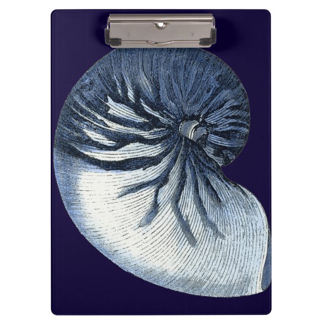Porte-bloc Indigo Shells VII (Devant)