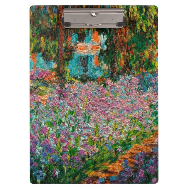 Porte-bloc Irises Monet Garden Fleurs Giverny (Devant)