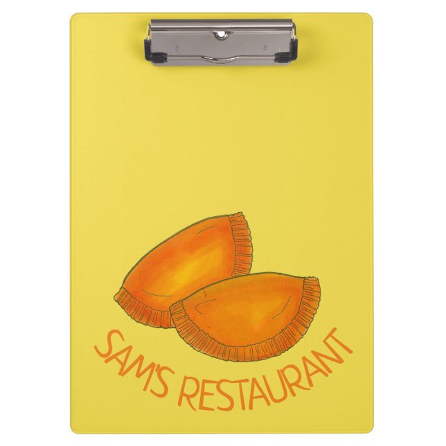 Porte-bloc Jamaican Beef Patty Caribbean Restaurant Nourritur (Devant)