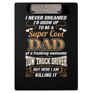 Porte-bloc Jamais rêvé Super Cool Papa Truck Driver