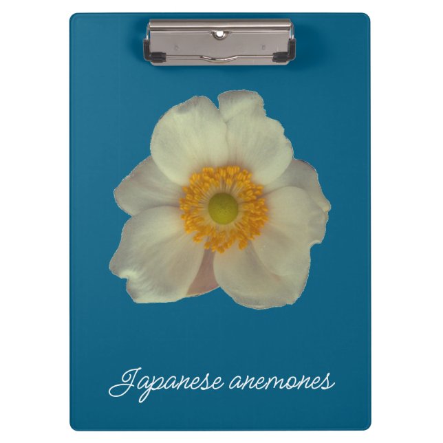 Porte-bloc Japanese anemones flower (Devant)