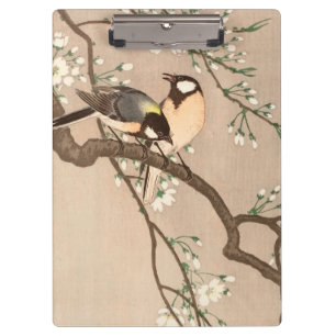 Porte-bloc Japonais Asiatique Koson Bird Chickadee Songbird