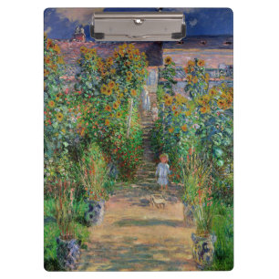 Porte-bloc Jardin de Monet Vetheuil Peinture Impressionniste