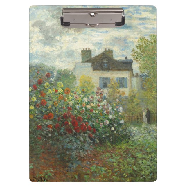 Porte-bloc Jardin des artistes de Monet dans Peinture d'Argen (Devant)