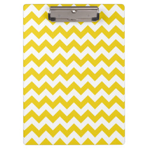 Porte-bloc Jaune Zigzag, Jaune Chevron, Motif géométrique