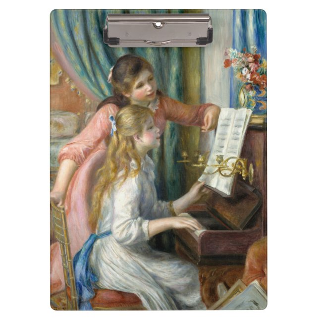 Porte-bloc Jeunes filles au piano - Pierre Renoir (Devant)