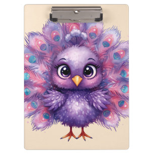Porte-bloc Joli Fantastique Paon Lilac fantaisiste 