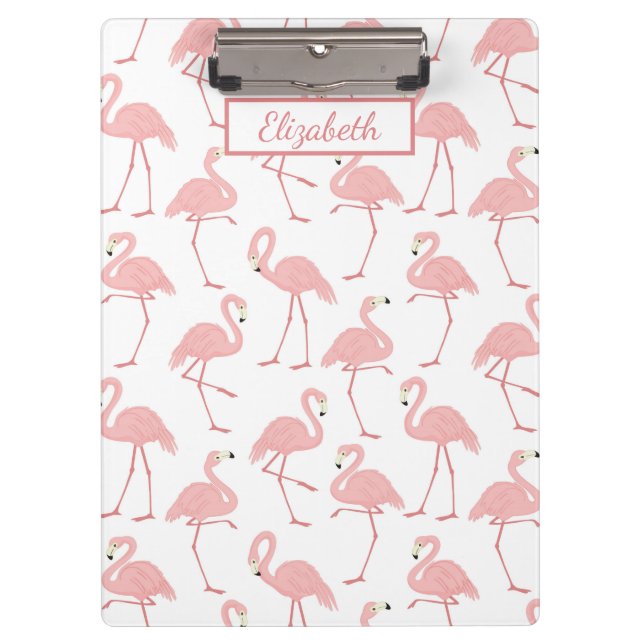 Porte-bloc Joli Flamant rose rose (Devant)