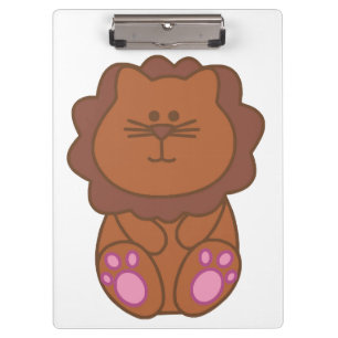 Porte-bloc Joli Lion Cartoony Brown