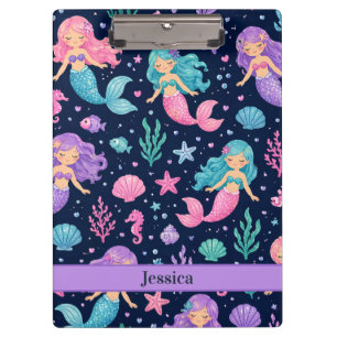 Porte-bloc Joli motif de sirène