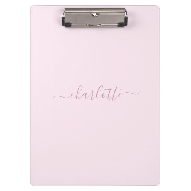 Porte-bloc Joli Porte - bloc rose et blanc doux (Devant)