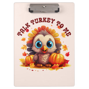 Porte-bloc Jolie Turquie et feuillage d'automne