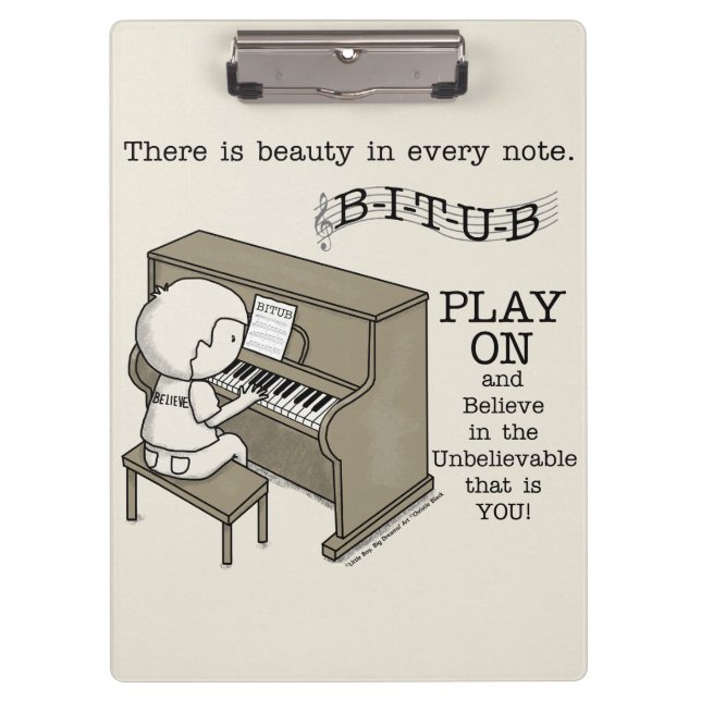 Porte-bloc Jouer sur (Devant)