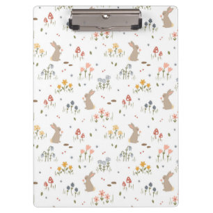 Porte-bloc Joyeux Lapin de Pâques Fleur sauvage mignonne écol