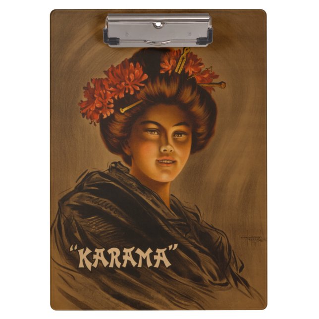 Porte-bloc Karama : Actrice japonaise Romance Geisha (Devant)