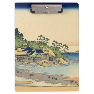 Porte-bloc Katsushika Hokusai Enoshima dans la province de Sa