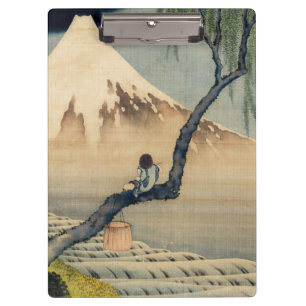 Porte-bloc Katsushika Hokusai - Garçon regardant le Mont Fuji
