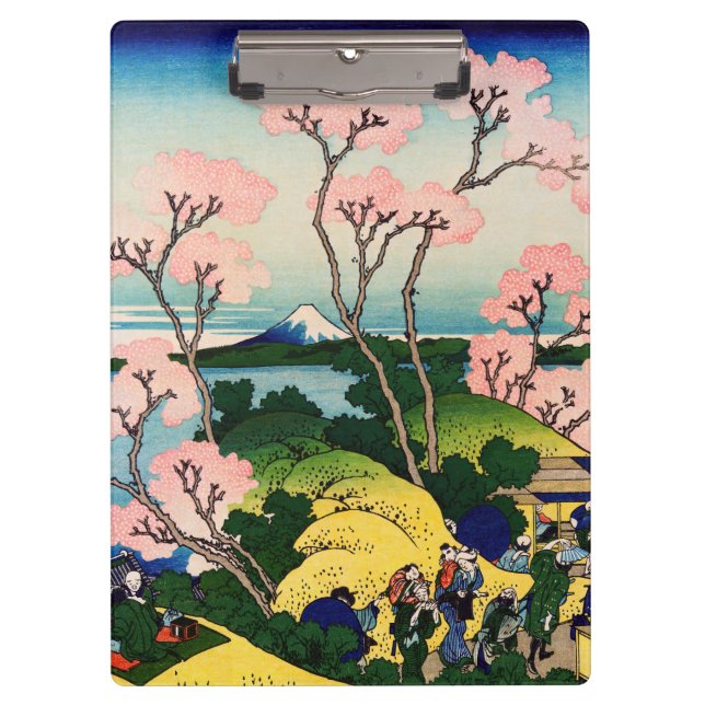 Porte-bloc Katsushika Hokusai - Gotenyama, Tokaido, Shinagawa (Devant)