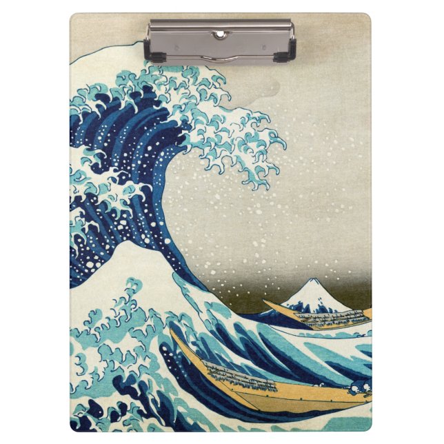 Porte-bloc Katsushika Hokusai - La Grande vague au large de K (Devant)