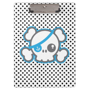 Porte-bloc Kawaii Pirate Skull Clip Board