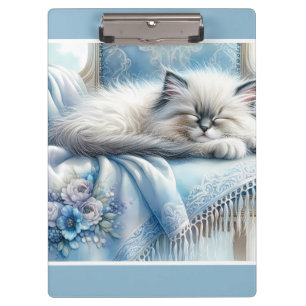Porte-bloc Kiton endormi Cottagecore rêve bleu