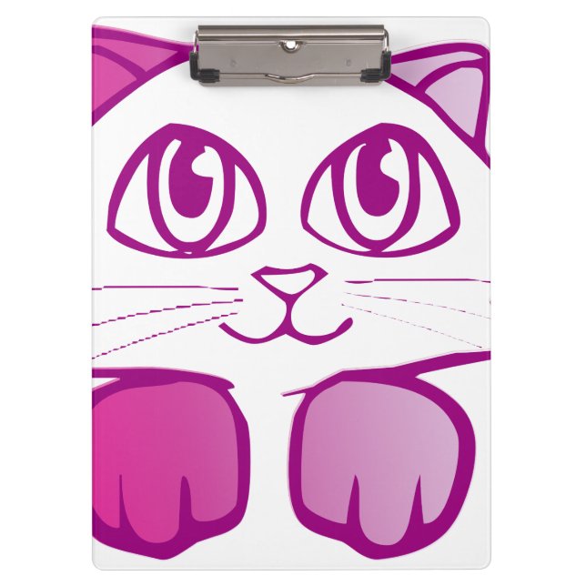 Porte-bloc Kitty pourpre (Devant)