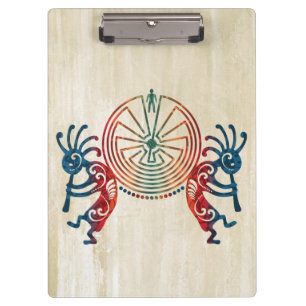 Porte-bloc KOKOPELLI/HOMME DANS LE LABYRINTHE + vos idées