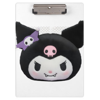 Porte-bloc Kuromi and My Melody plushie clipboard