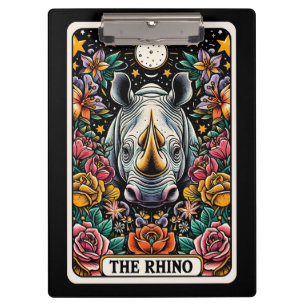 Porte-bloc La carte de tarot du rhinocéros   Force Protection