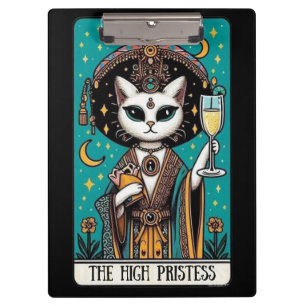 Porte-bloc La Chatte de la Grande Prêtresse Tarot   Sorceller