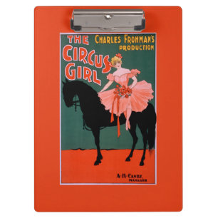 Porte-bloc La fille de cirque - femme sur le Theatrical de