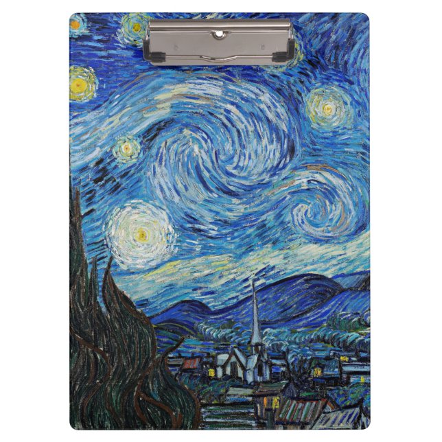 Porte-bloc La nuit étoilée de Van Gogh (Devant)