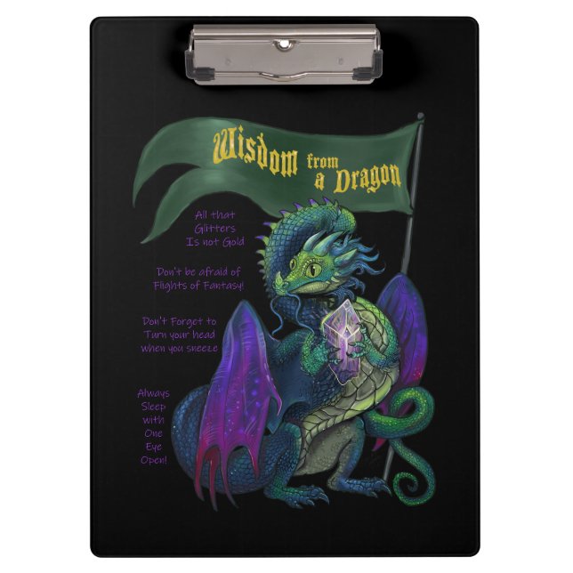 Porte-bloc La sagesse d'un dragon (Devant)