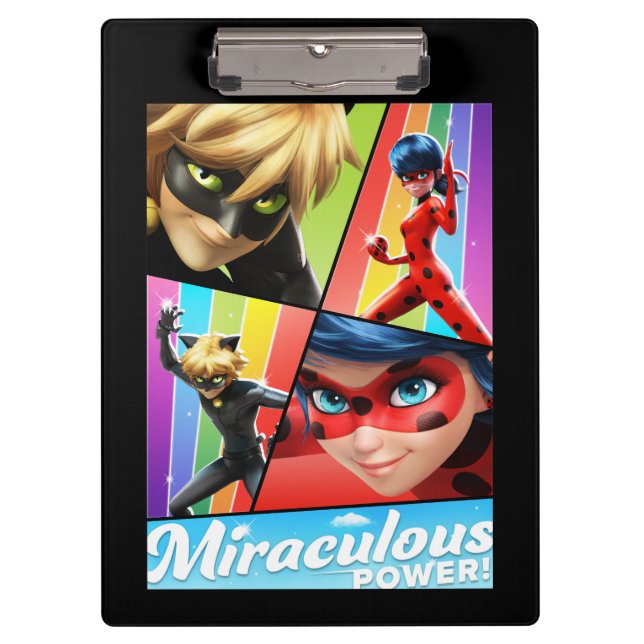 Porte-bloc Ladybug & Cat Noir | Puissance Miraculeuse ! (Devant)