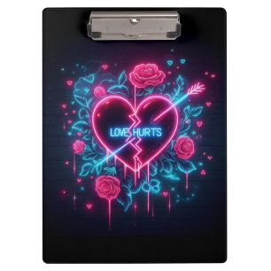 Porte-bloc L'amour de la Saint Valentin fait mal au coeur de