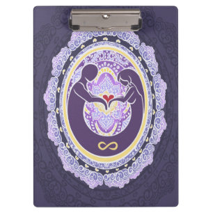 Porte-bloc L'amour éternel Mandala