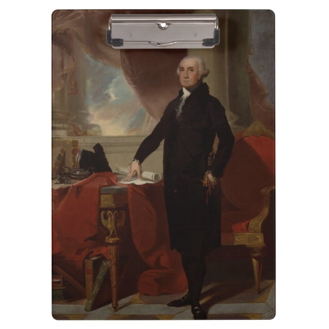 Porte-bloc Lansdowne Portrait : Le président américain George (Devant)