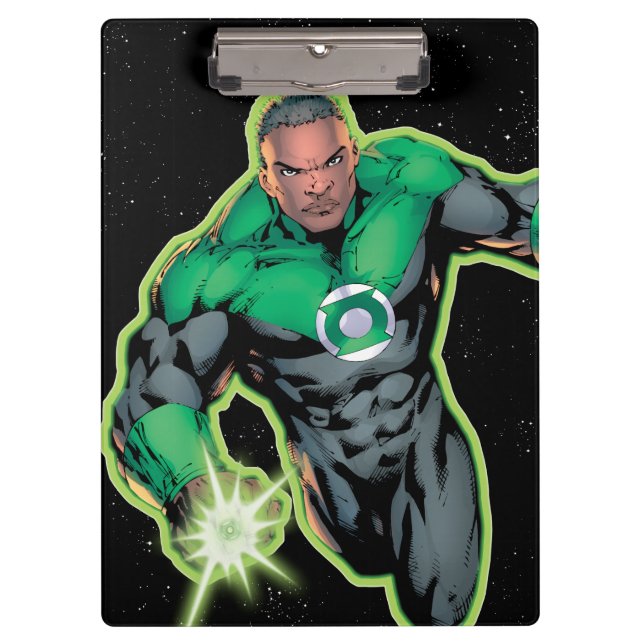 Porte-bloc Lanterne verte John Stewart (Devant)