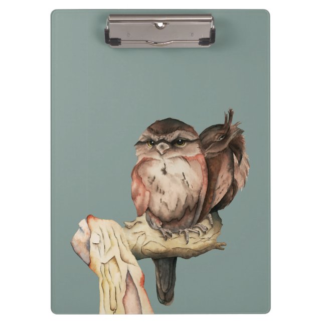 Porte-bloc L'aquarelle | d'oiseau d'enfant de mêmes parents (Devant)