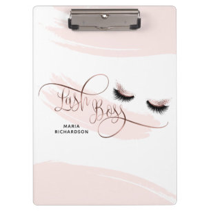 Porte-bloc Lashes rose Gold