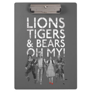 Porte-bloc L'Assistant D'Oz™   Lions Tigers & Ours Oh My!