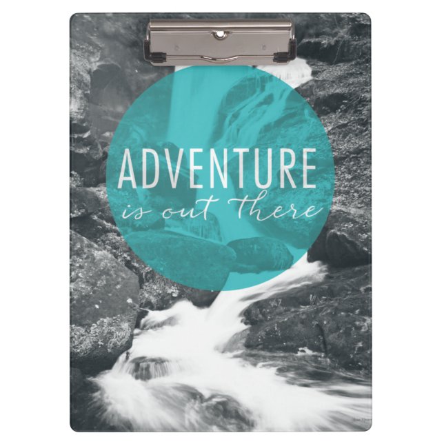 Porte-bloc L'aventure des rivières | est là citation (Devant)